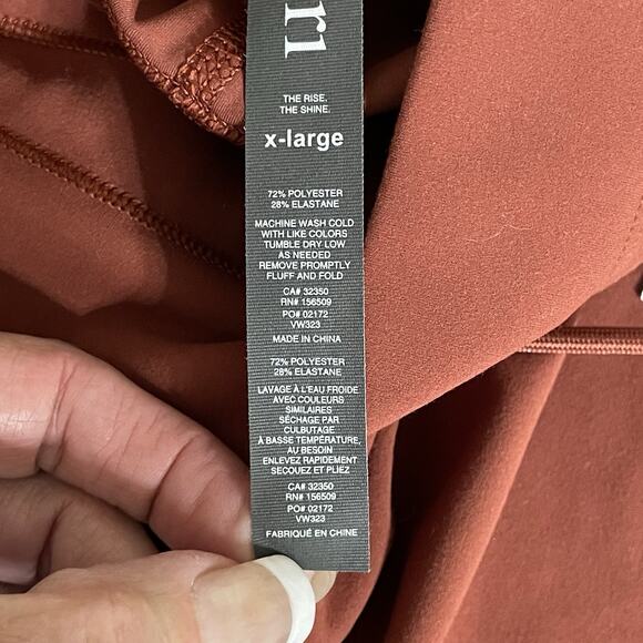 Vuori Daily Legging Women Size XL Spice High Rise 7/8 Length Stretchy Soft NEW - Picture 9 of 10